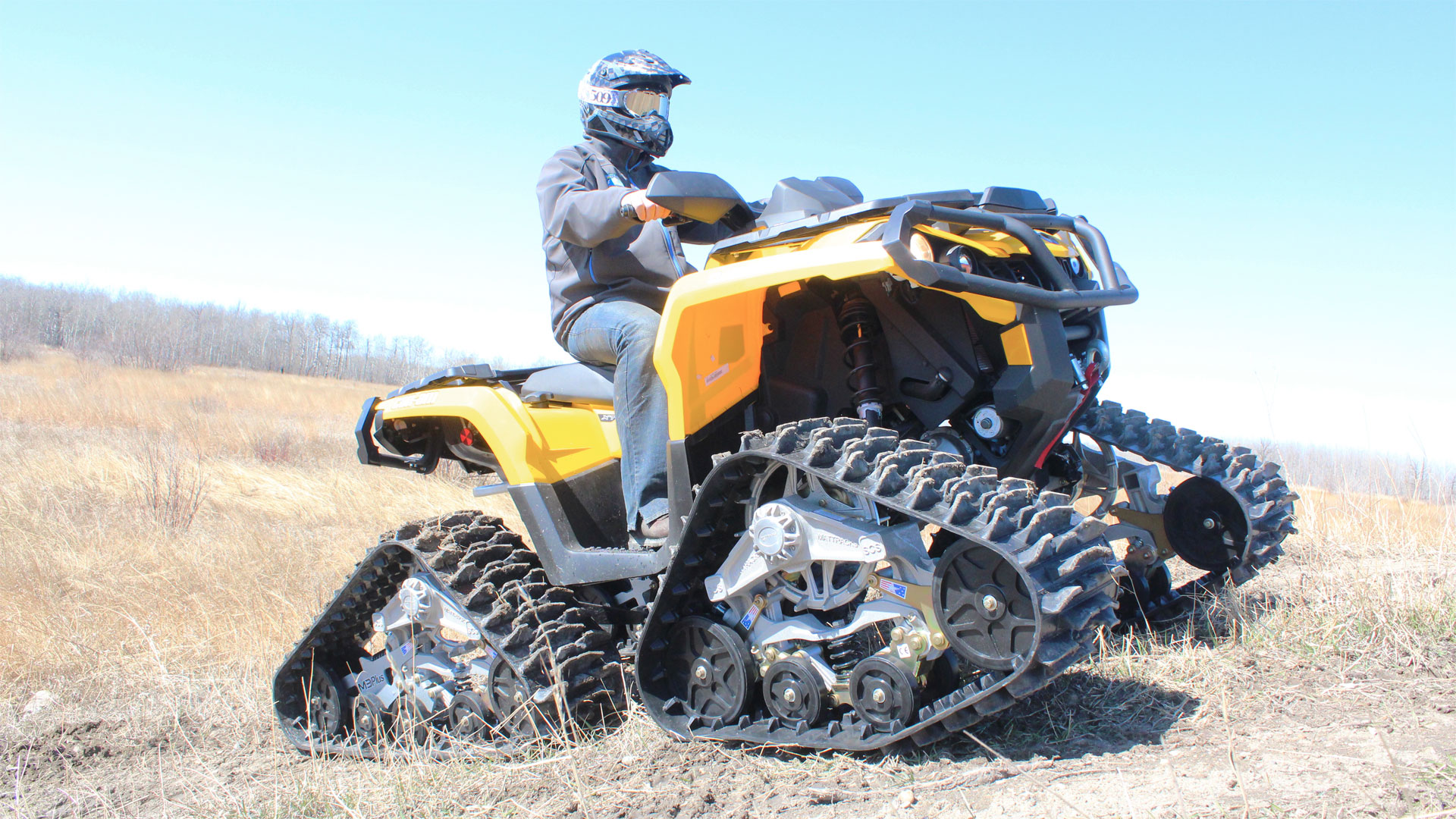 M3 Tracks on a Can-am Outlander